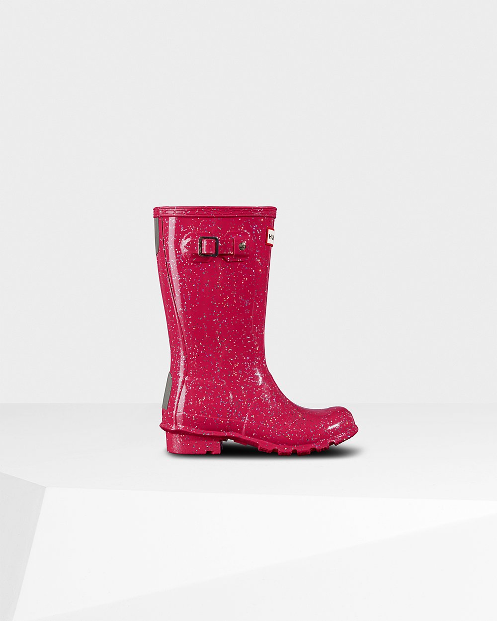 Kids Hunter Rain Boots Pink - Original Big Giant Glitter - 6124853-PE